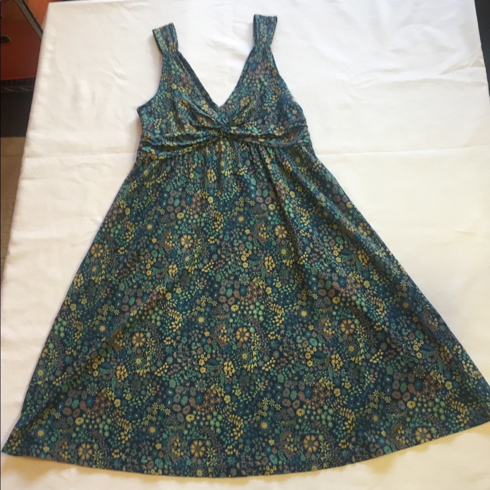 Patagonia twist-front, empire sleeveless dress S